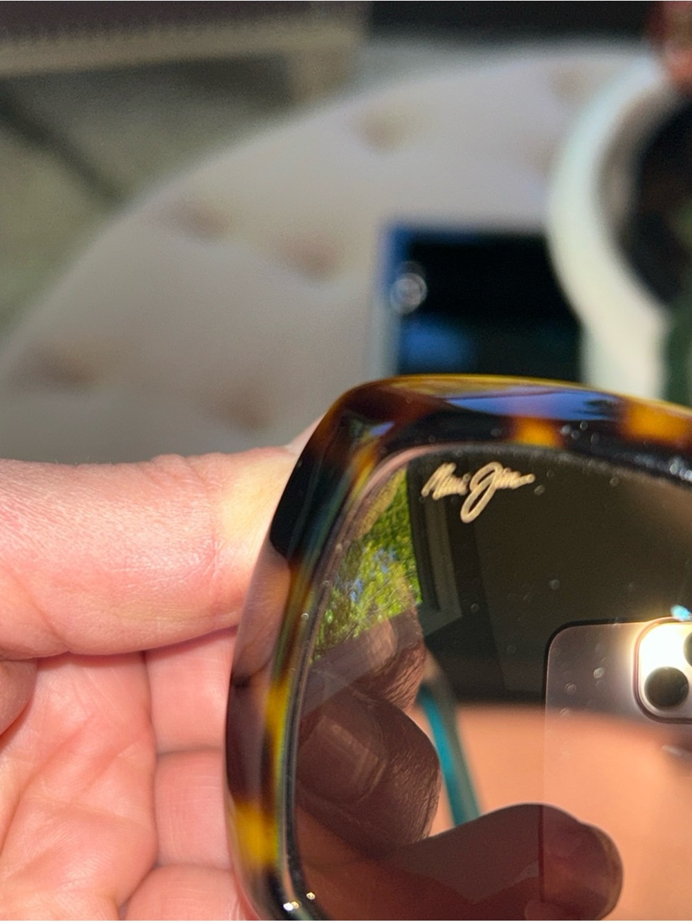 Maui Jim Women's Tortoiseshell Sunglasses with Dark Brown Lenses - Picture 6 of 14